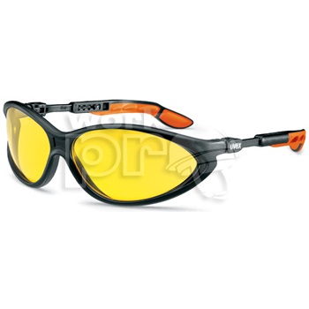 Védőszemüveg Cybric állítható szárral széles látóterű lencsével (nc) sárga