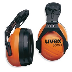 Fültok Uvex dbex 3000h sisakra szerelhető (uvex airwing sisak) (SNR 29dB) narancs