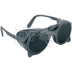 Védőszemüveg Eurolux száras szemüveg felhajtható üveggel oldalvédővel sötét
