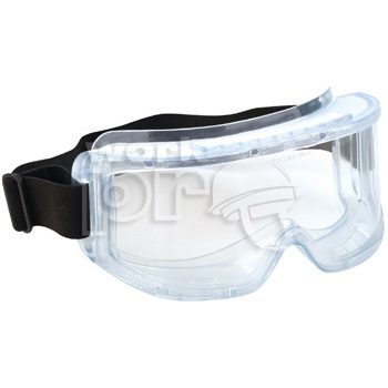 Védőszemüveg Hublux gumipántos páramentes indirekt ventillációs víztiszta