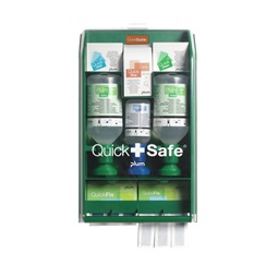 Plum QuickSafe elsősegély állomás élelmiszeripar részére, utántölthető, átlátszó fedél