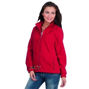 Sols North Women womens fleece jacket with zip