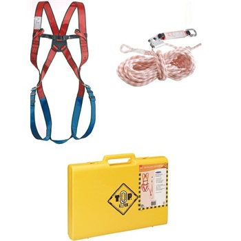 Zuhanásgátló Top testh.(c71035) + kötéllel(c71353) táska(c71600) piros/kék/sárga