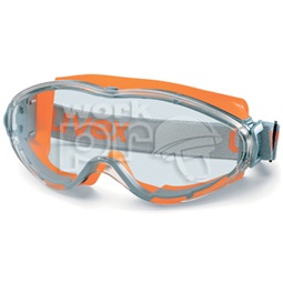 Védőszemüveg Uvex ultrasonic gumipántos karc/páramentes vegyszerálló átlátszó