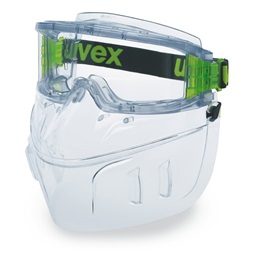 Védőszemüveg Uvex ultravision sisakra adapterrel/fültokkal szerelhető víztiszta