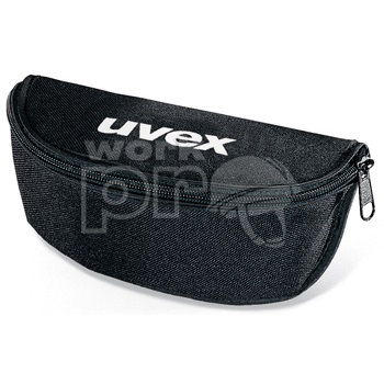 Szemüvegtartó tok Uvex száras szemüvegek részére zipzáras övtartós fekete