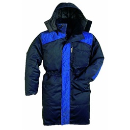 Kabát Verbier hosszú téli, sötétkék/kék