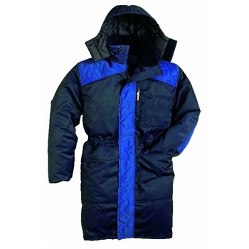 Kabát Verbier hosszú téli, sötétkék/kék