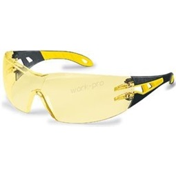Védőszemüveg szár körkörösen védő karc- és páramentes lencse (hc-af) sárga